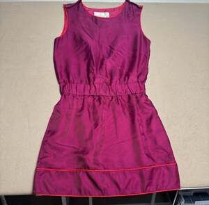 Thread Social Sleeveless Silk Mini Dress with Cinch Waist